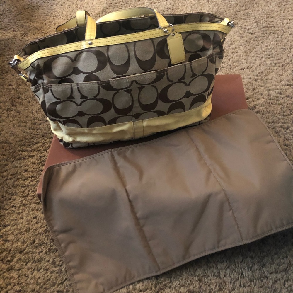Coach Signature Baby Diaper Multifunction Bag